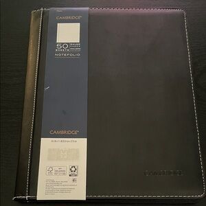 Cambridge Black Notefolio